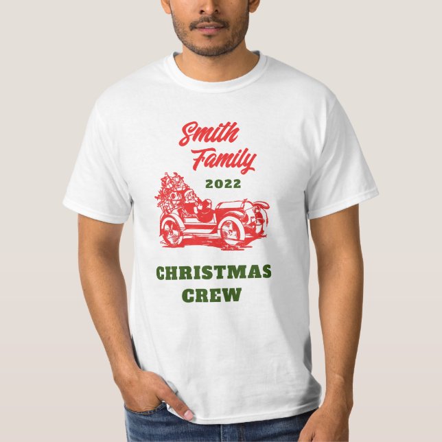 Camiseta Navidades de la familia Santa (Anverso)