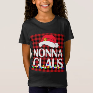Camiseta Navidades de la familia Santa Nonna Claus
