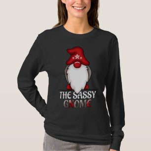 Camiseta Navidades de la familia Sassy Gnome Pajama Sassy G