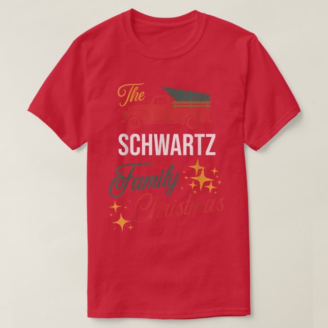 Camiseta Navidades de la familia Schwartz a juego con pijam (Diseño del anverso)