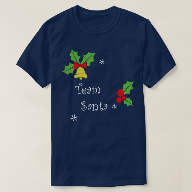 Camiseta Navidades de la familia Team santa Fiesta Tee Funn (Diseño del anverso)