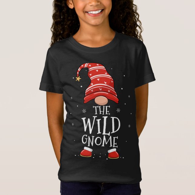 Camiseta Navidades de la familia Wild Gnome Xmas Gnomes F (Anverso)