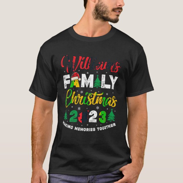 Camiseta Navidades de la familia Williams 2023 (Anverso)