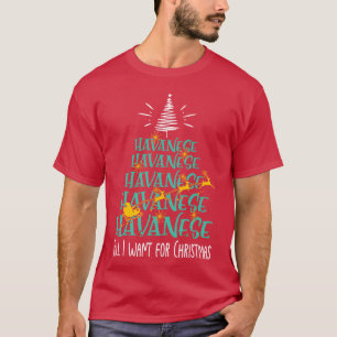 Camiseta Navidades de La Habana Familia Perro raza Christma