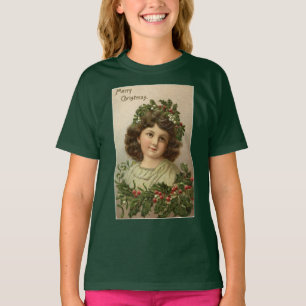 Camiseta Navidades de la joven virgen Holly Chica