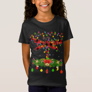 Camiseta Navidades de la libélula de búfalo divertida