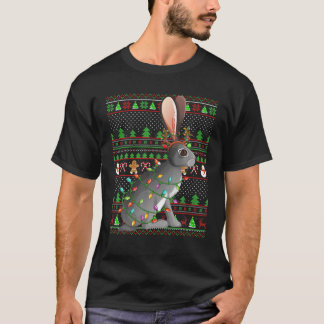 Camiseta Navidades de la liebre fea de Hare Lover