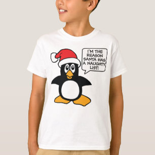 Camiseta Navidades de la lista de Santa Naughn