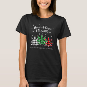 Camiseta Navidades de la maleza de la olla Leaf Weed Memes 
