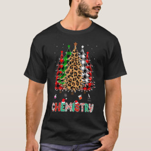 Camiseta Navidades de la mancha verde blanca del leopardo d