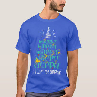 Camiseta Navidades de la marioneta Perro raza Christmasree 