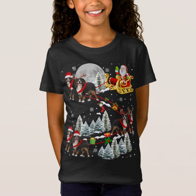 Camiseta Navidades de la montaña Sledge Sant Sledge (Anverso)