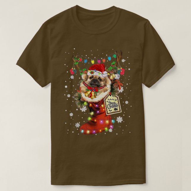 Camiseta Navidades de la navidad en España tibetana sacuden (Diseño del anverso)