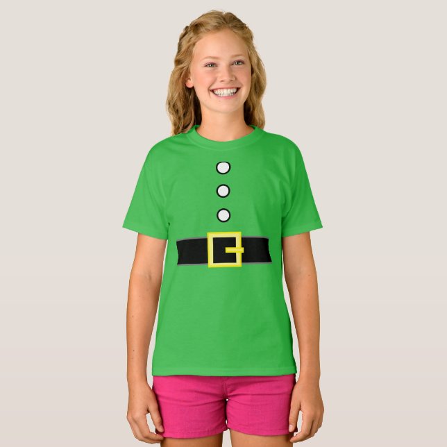 Camiseta Navidades DE LA Novedad chica DE SANTA (Anverso completo)