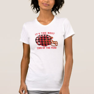 Camiseta Navidades de la novia del fútbol Tee, Personalizad
