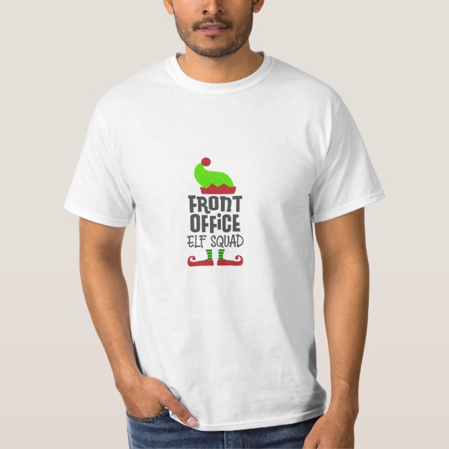 Camiseta Navidades de la oficina principal, secretario (Anverso)