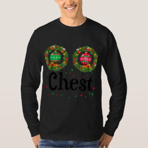 Camiseta Navidades de la pareja de castañas de pecho