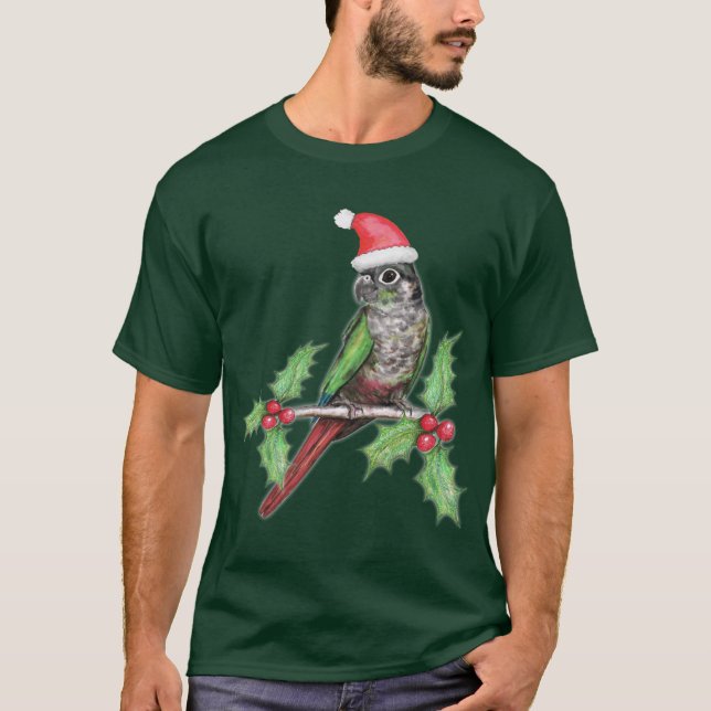 Camiseta Navidades de la peinado verde (Anverso)