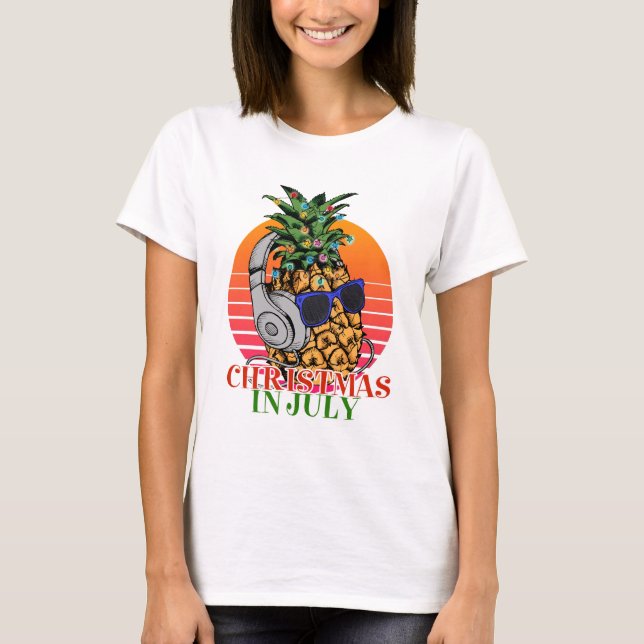 Camiseta Navidades de la piña de julio (Anverso)