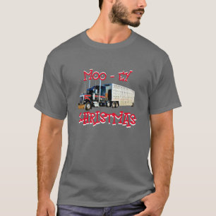Camiseta Navidades de la pista de remolque de vehículos par