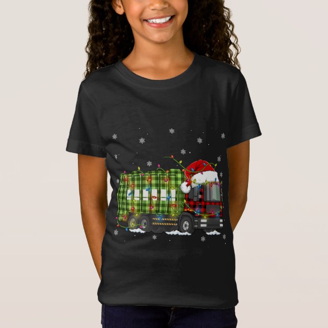 Camiseta Navidades de la repollo Camión Pajamas (Anverso)