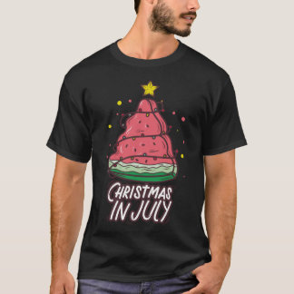 Camiseta navidades de la sandía de julio