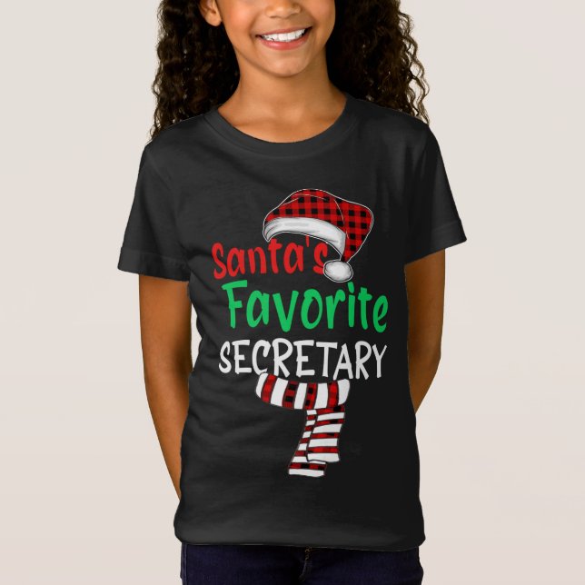 Camiseta Navidades de la Secretaría Favorita de Santa Cruz (Anverso)