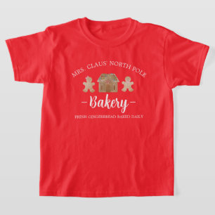 Camiseta Navidades de la Sra. Claus North Pole Bakery Kids