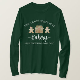 Camiseta Navidades de la Sra. Claus North Pole Gingerbread