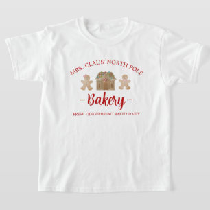 Camiseta Navidades de la Sra. Claus North Pole Gingerbread