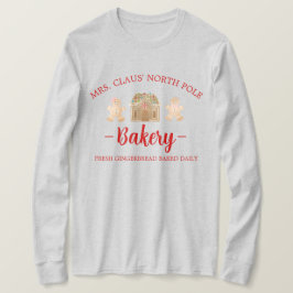 Camiseta Navidades de la Sra. Claus North Pole Gingerbread