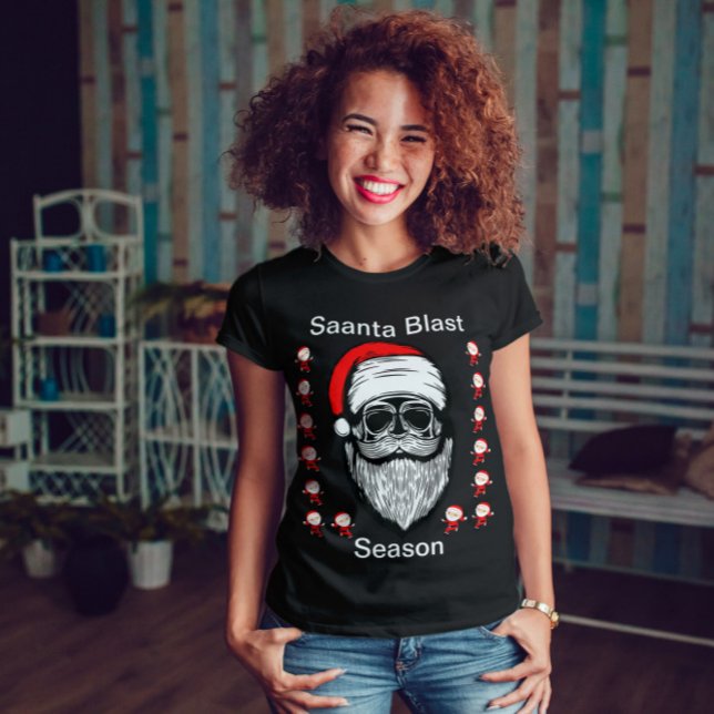Camiseta Navidades de la temporada de Santa Blast (Subido por el creador)
