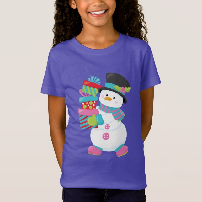 Camiseta navidades de la temporada navideña de hipster (Anverso)