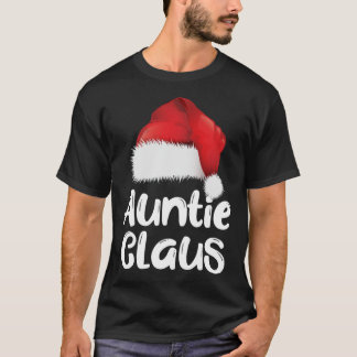 Camiseta Navidades de la tía Claus con Papá Noel