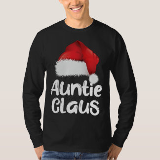 Camiseta Navidades de la tía Claus con Papá Noel