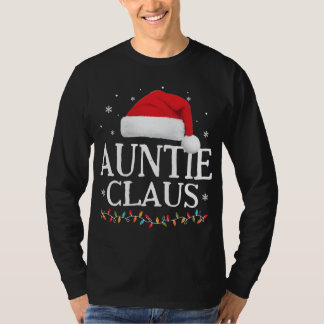 Camiseta Navidades de la tía Claus en coincidencia con Paja