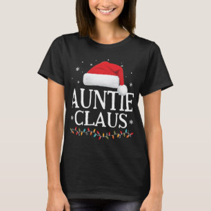 Camiseta Navidades de la tía Claus en coincidencia con Paja