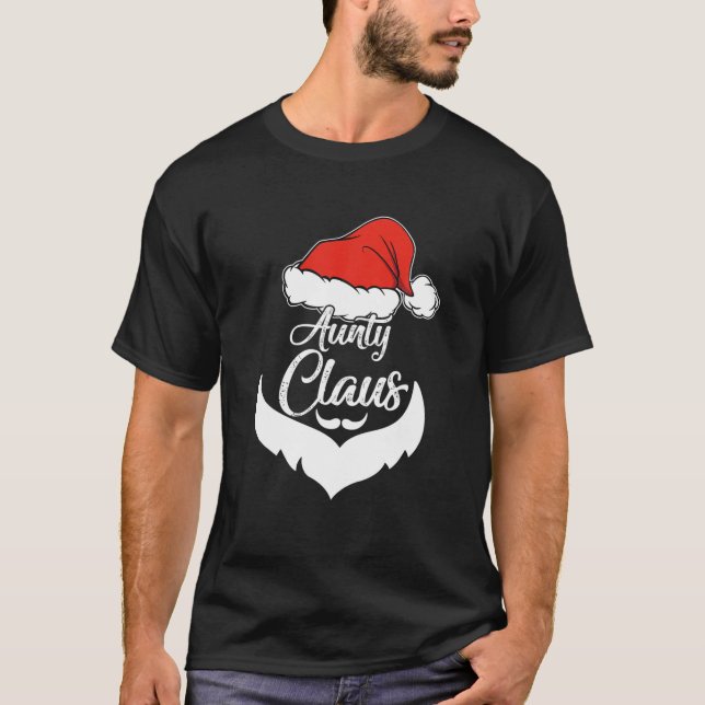 Camiseta Navidades de la tía Claus Pajamas Santa Costume (Anverso)