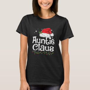 Camiseta Navidades de la tía Funny Claus Pajamas Santa Gif
