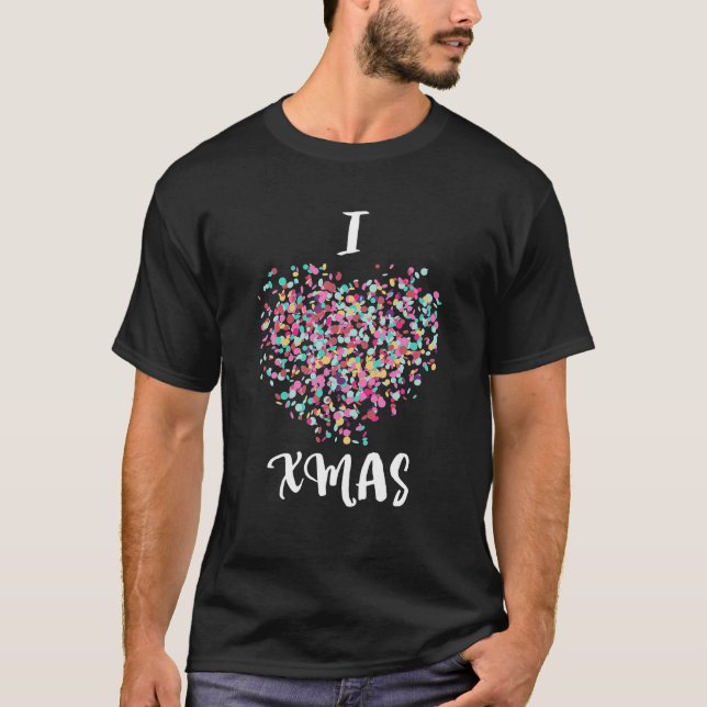 Camiseta Navidades de la tripulación de Candy Canes Candy C (Anverso)