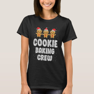 Camiseta Navidades de la tripulación de galleta con pan de