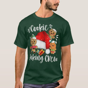 Camiseta Navidades de la Tripulación de Galletas Santa Ging