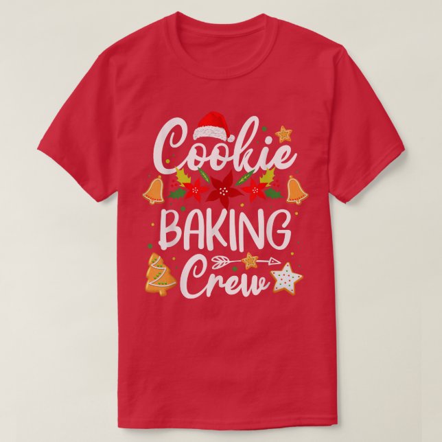 Camiseta Navidades de la Tripulación de Galletas Santa Ging (Diseño del anverso)