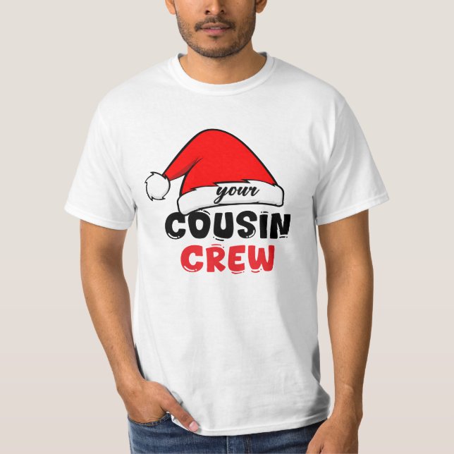 Camiseta Navidades de la tripulación de primo (Anverso)
