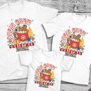 Camiseta Navidades de la tripulación de primo que hacen jue