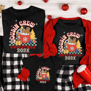 Camiseta Navidades de la tripulación primos que hacen juego