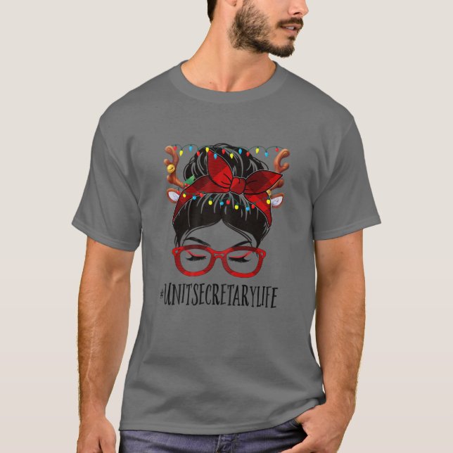 Camiseta Navidades de la vida de la mujer Messy B (Anverso)
