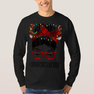 Camiseta Navidades de la vida de profesora española Messy B