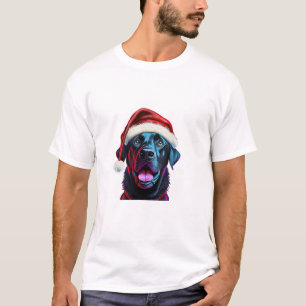 Camiseta Navidades de laboratorio negro Magic_ Labrador en 