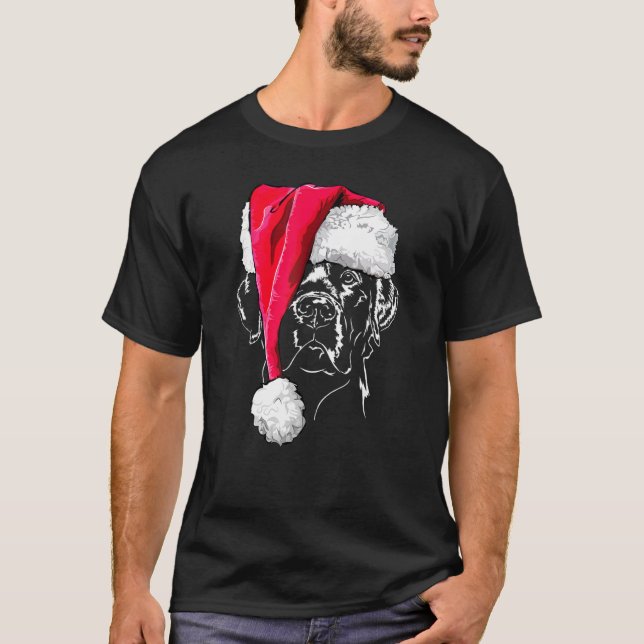Camiseta Navidades de Labrador Dog Tee Hund (Anverso)